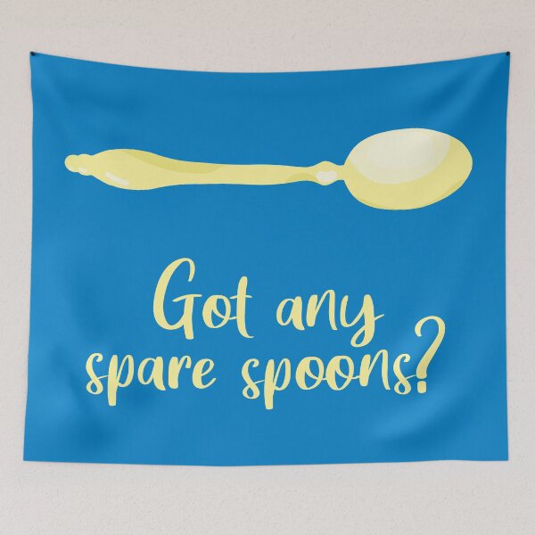 Item preview, Got Any Spare Spoons? (Spoonie Awareness) - Light Yellow designed and sold by KelseyLovelle.