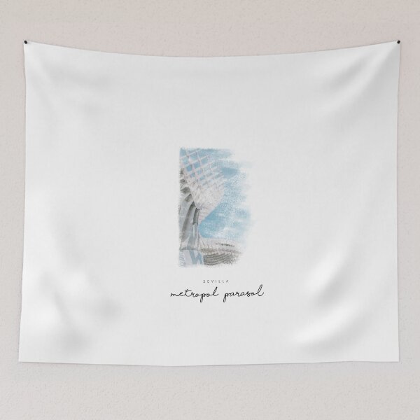 Item preview, Sevilla - Metropol Parasol Setas -Minimalist Design Watercolour  designed and sold by Tropical Blood.