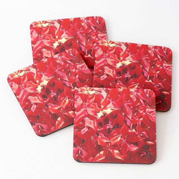 Item preview, Red Flowers Pattern  designed and sold by KGN  CREATIVITY.