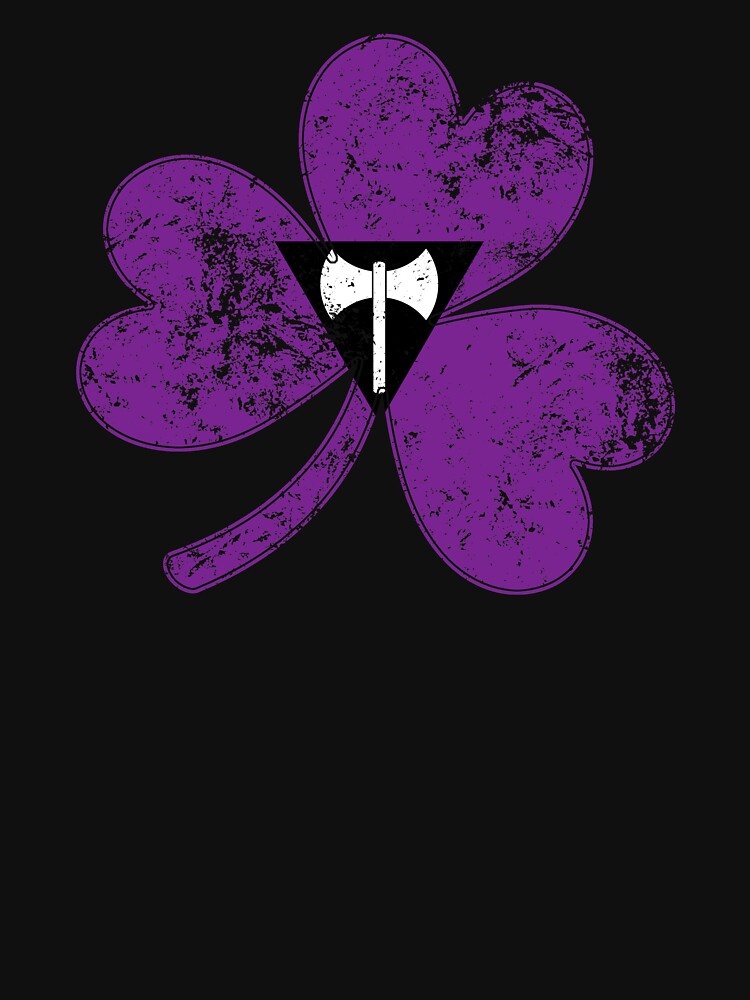 Lesbian Labrys Shamrock Pride Flag by valador