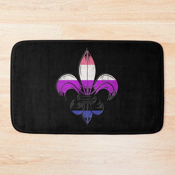 Item preview, Genderfluid Pride Flag Fleur de Lis T-Shirt designed and sold by Patrick Hiller.