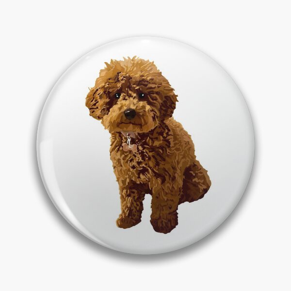 Item preview, Ginger the Toy Poodle in Beige designed and sold by Quick Brown Fox Canada.