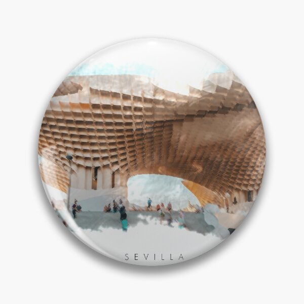 Item preview, SEVILLA - Metropol Parasol - Vibrant Colors - Watercolour Minimalist  designed and sold by Tropical Blood.