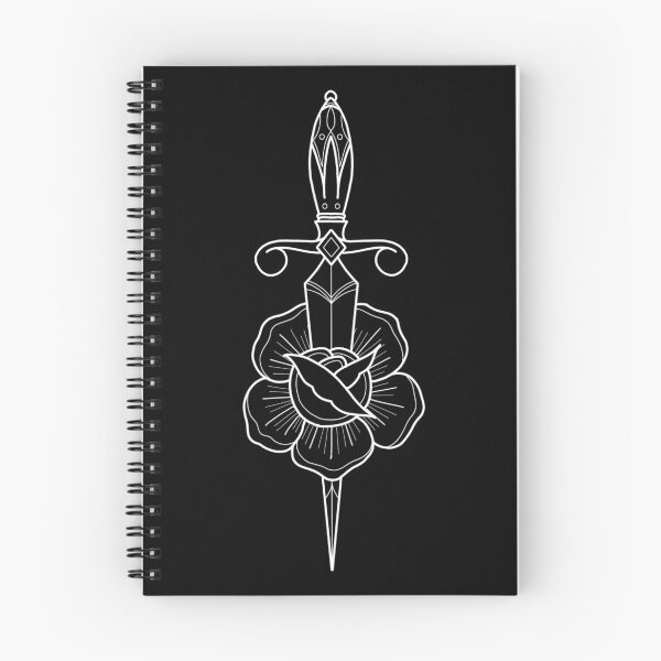 Item preview, Dagger and Rose, Old School Tattoo designed and sold by Saphirtattoos.