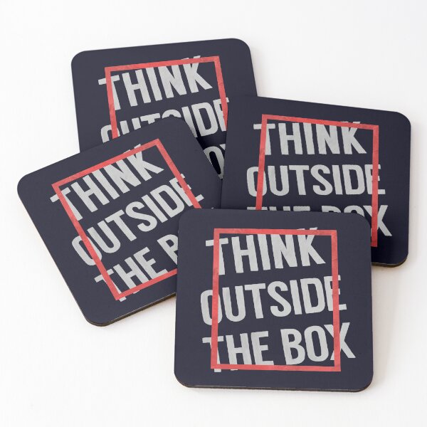 Item preview, Think Outside the Box typography designed and sold by RAWWR.