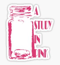 A Study in Pink Sticker