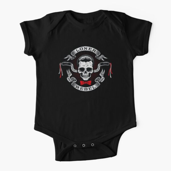 The Rebel Rider Short Sleeve Baby One-Piece