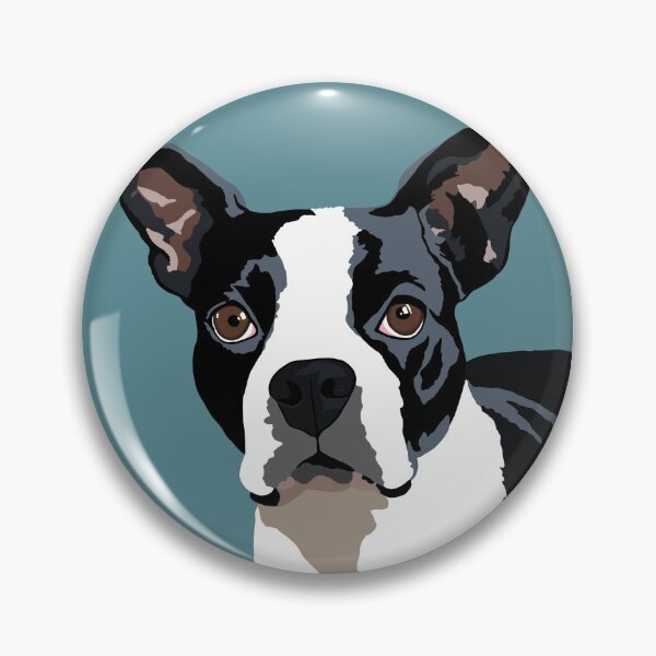 Item preview, Mendo the Boston Terrier designed and sold by Quick Brown Fox Canada.