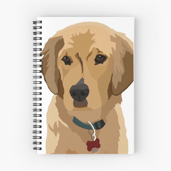Item preview, Beau the Golden Retriever puppy designed and sold by Quick Brown Fox Canada.