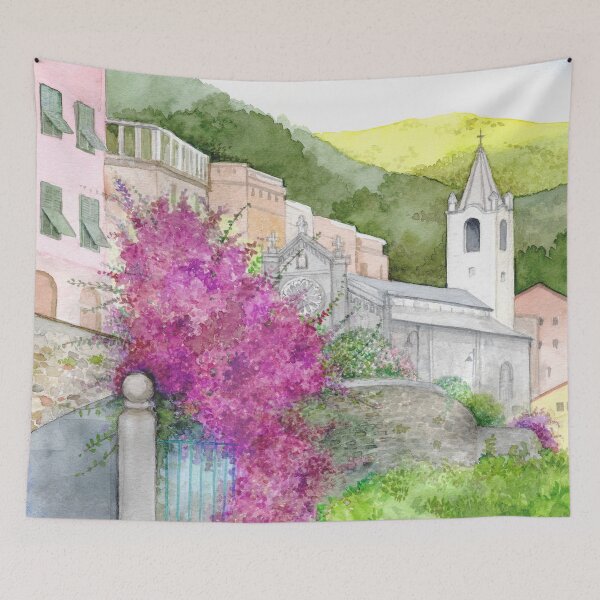 Item preview, Italian Village Landscape designed and sold by Cathi Freund.