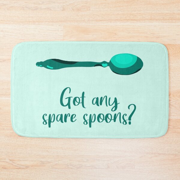 Item preview, Got Any Spare Spoons? (Spoonie Awareness) - Teal designed and sold by KelseyLovelle.
