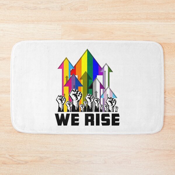 Item preview, We Rise LGBTQIA Pride Flags designed and sold by Patrick Hiller.