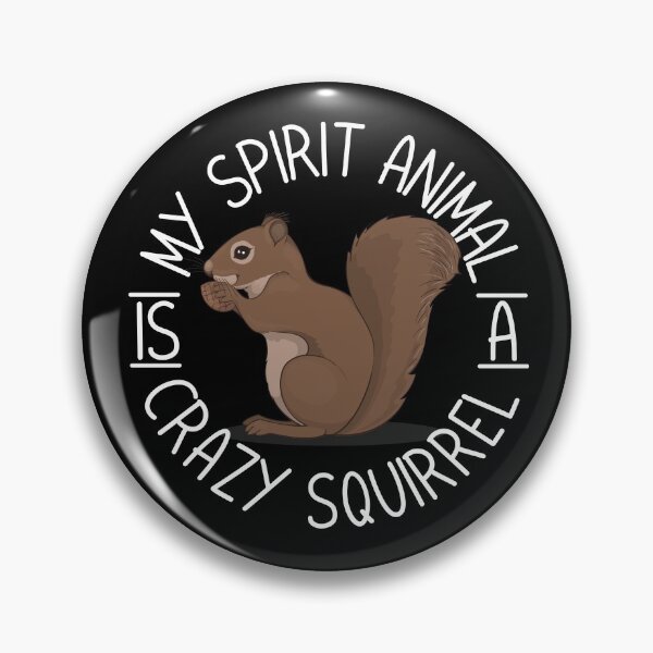 Item preview, My Spirit Animal Is A Crazy Squirrel designed and sold by thingsandthings.