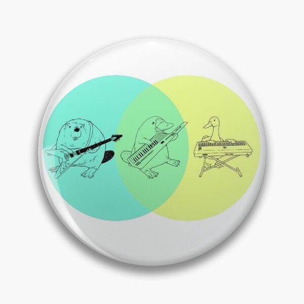 Item preview, Keytar Platypus Venn Diagram designed and sold by GuyBlank.