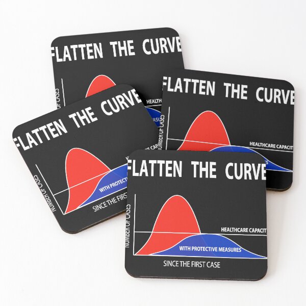 Item preview, Flatten The Curve , Cool Design designed and sold by farock.