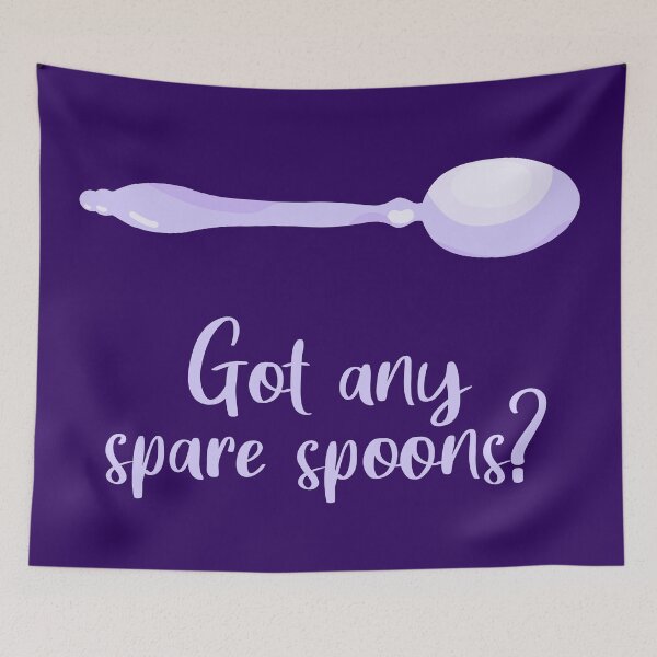 Item preview, Got Any Spare Spoons? (Spoonie Awareness) - Light Purple designed and sold by KelseyLovelle.