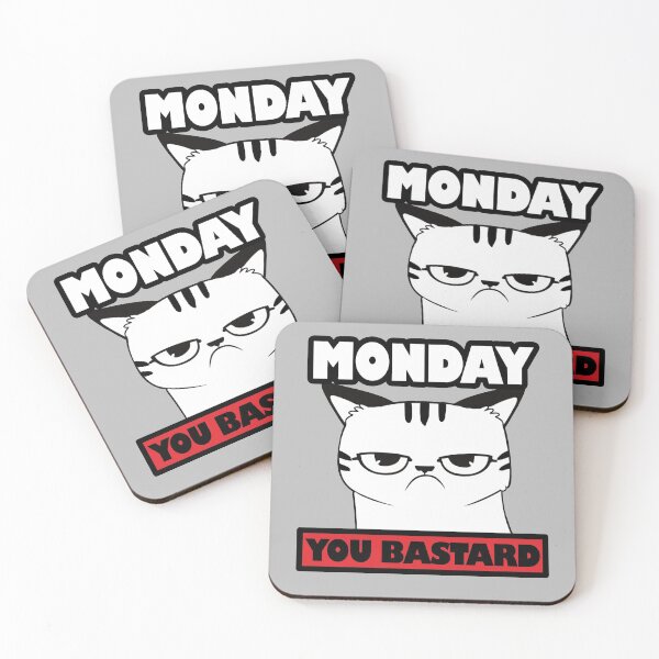Item preview, CAT - MONDAY YOU BASTARD designed and sold by Byfab.