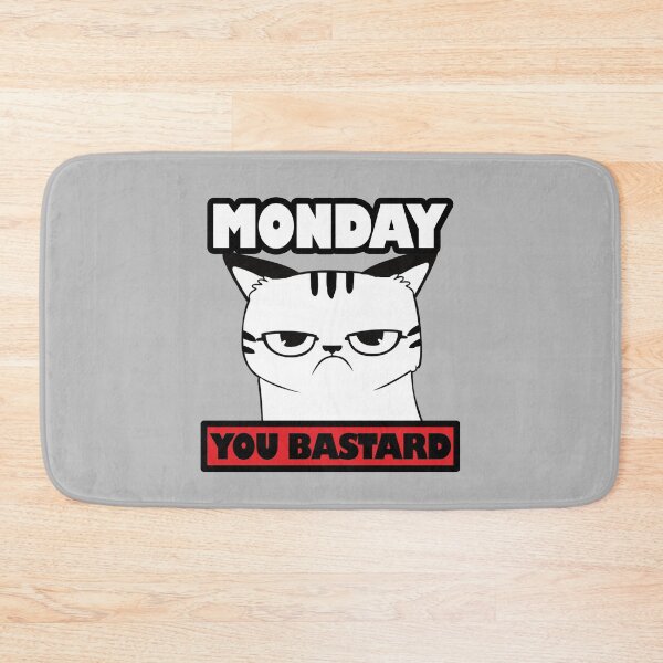 Item preview, CAT - MONDAY YOU BASTARD designed and sold by Byfab.