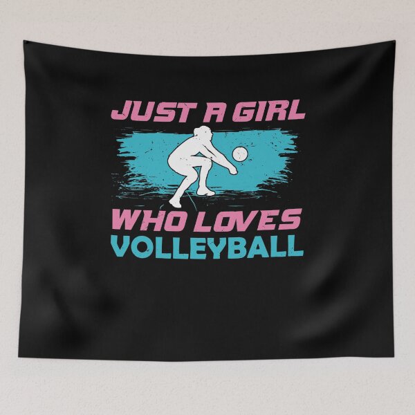 Item preview, Just A Girl Who Loves Volleyball designed and sold by Marcid95.