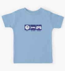 Eat Sleep Game Kids Tee