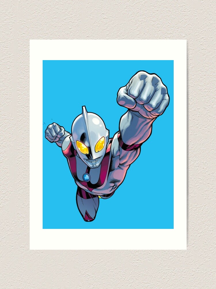 Ultraman Art Print By Popfanshop Redbubble