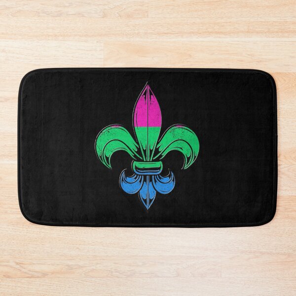 Item preview, Polysexual Pride Flag Fleur de Lis T-Shirt designed and sold by Patrick Hiller.