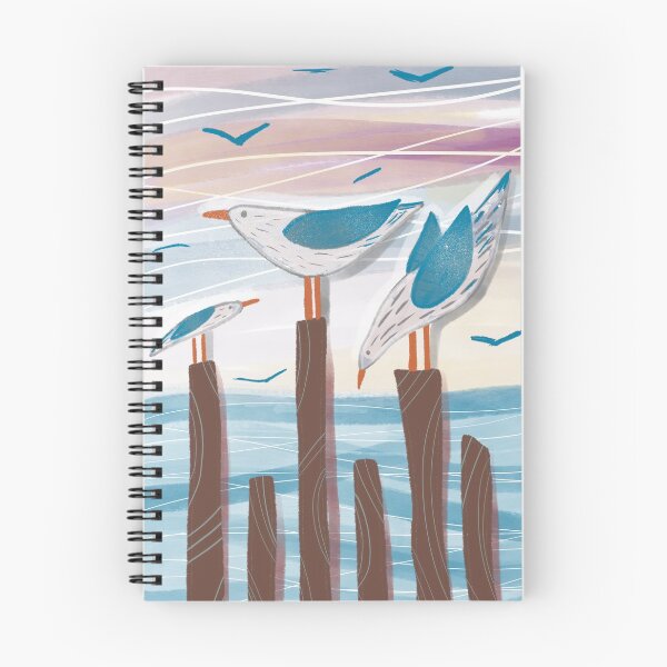 Item preview, Seagulls on a seaside designed and sold by leffka.