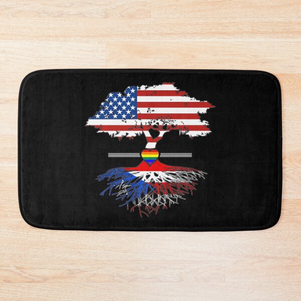 Item preview, American Grown Puerto Rican Roots Gay Heart LGBT Pride designed and sold by Patrick Hiller.