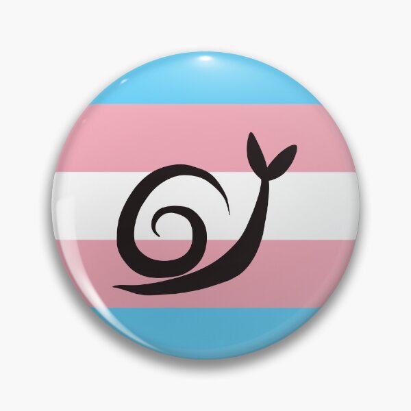 Artikelvorschau, Trans Minimalist Pride Schneckenlogo entworfen und verkauft von PrideSnails.