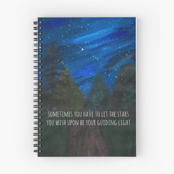 Item preview, Sometimes You Have To Let the Stars You WIsh Upon Be Your Guiding Light Forest and Starry Night designed and sold by Kristen Glanzmann.