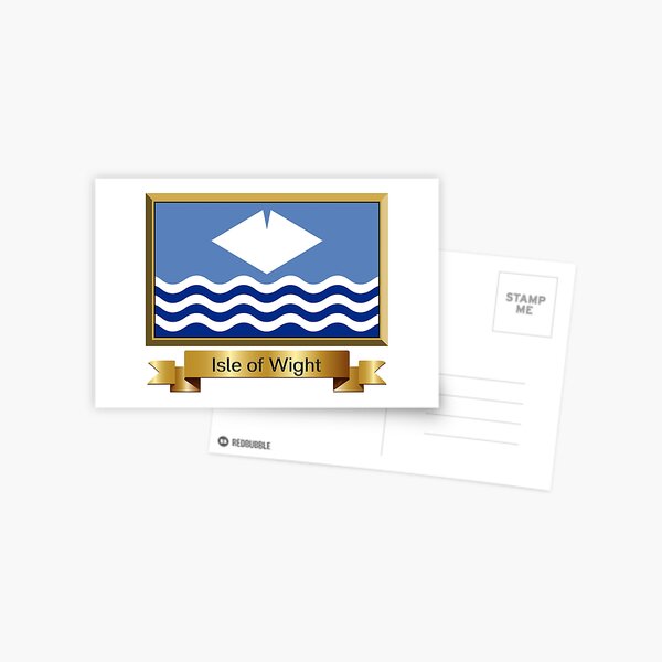 Item preview, Isle of Wight Flag Stickers, Gifts and Products - Named designed and sold by mpodger.