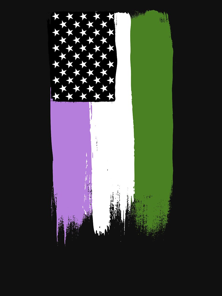 Genderqueer Pride Stars and Stripes by valador