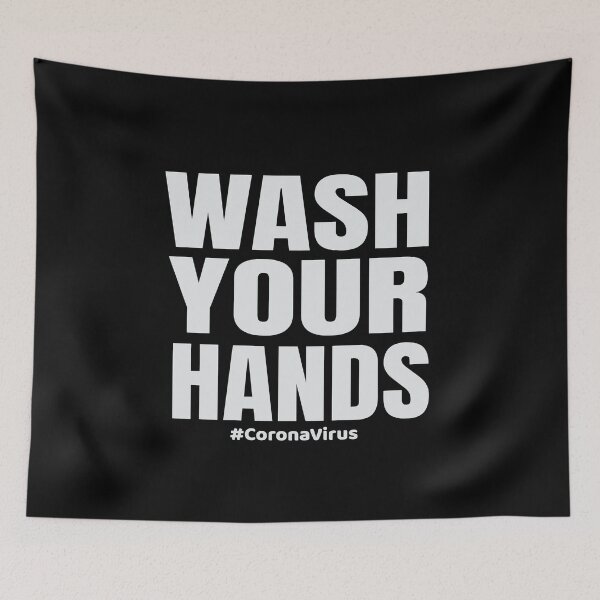 Item preview, Wash Your Hands to prevent Corona Virus COVID-19 designed and sold by GirlArtist.