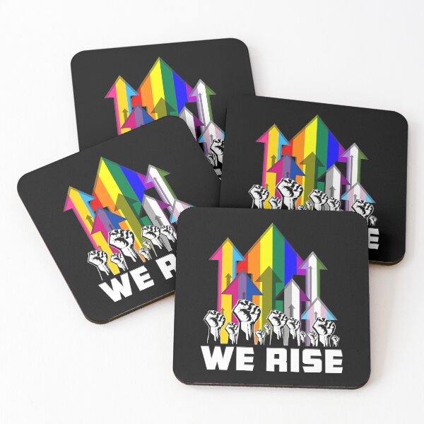 Item preview, We Rise LGBTQIA Pride Flags designed and sold by Patrick Hiller.