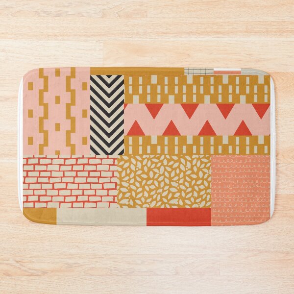 Item preview, Color Block Patch Work Salmon designed and sold by susycosta.