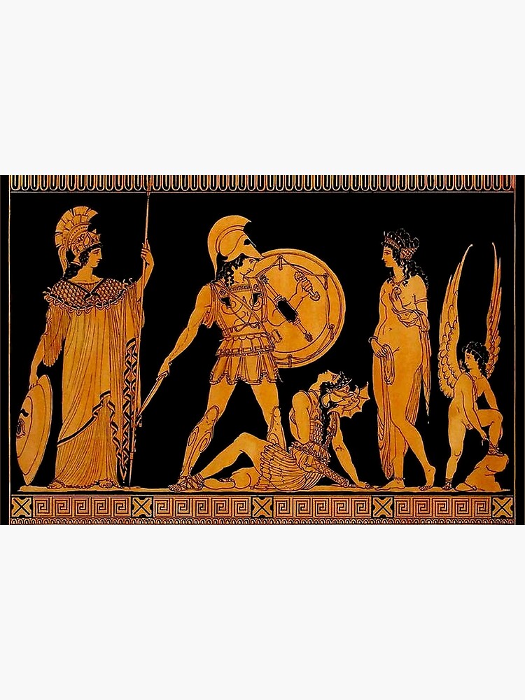 GREECE : Ancient God and Goddess Frieze Print by posterbobs