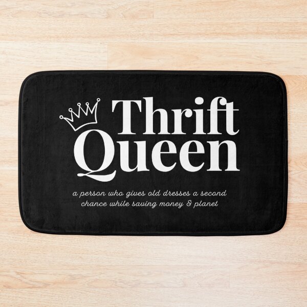 Item preview, "THRIFT QUEEN" for a proud thrifter designed and sold by bohovibes.