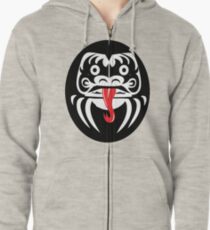 Hardcore Daruma Zipped Hoodie