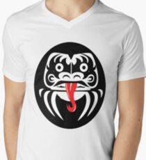 Hardcore Daruma Men's V-Neck T-Shirt