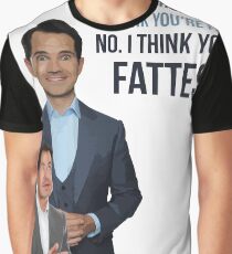 Jimmy Carr - Fatist Joke Graphic T-Shirt