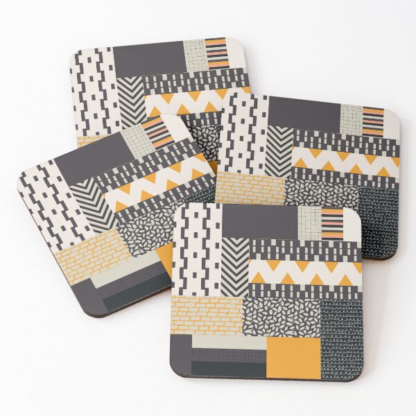 Item preview, Color Block Patch Work Black designed and sold by susycosta.