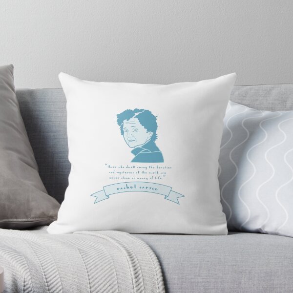 Rachel Carson Throw Pillow