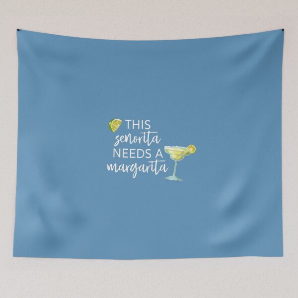 Item preview, This Senorita Needs a Margarita  designed and sold by ColorFlowArt.