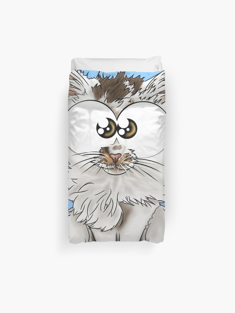 Housse De Couette Chat Michou Par Alaakunivers Redbubble