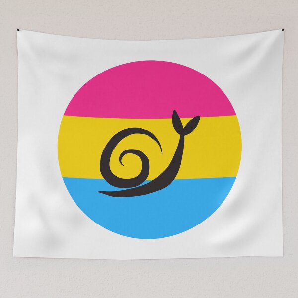 Item preview, Pansexual Minimalist Pride Snail Logo designed and sold by PrideSnails.