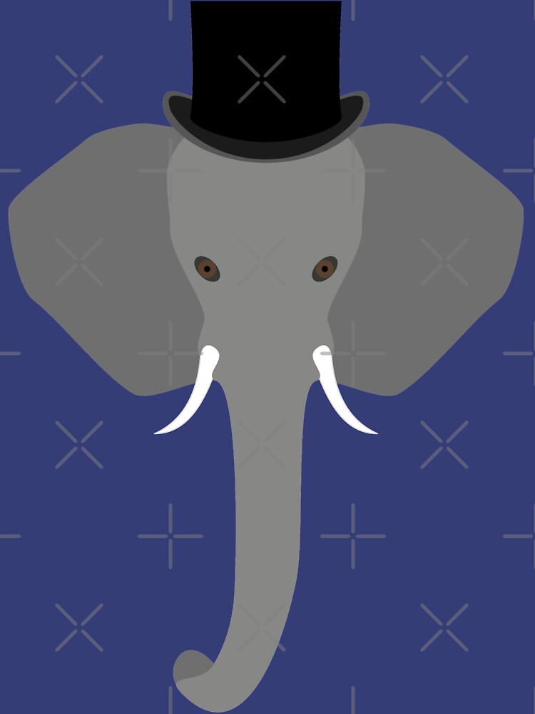 NDVH Elephant Wearing a Top Hat by nikhorne