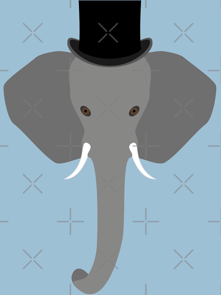 NDVH Elephant Wearing a Top Hat by nikhorne