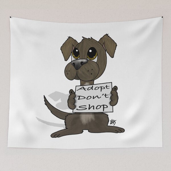 Item preview, Adopt Don't Shop designed and sold by KayyArkham.