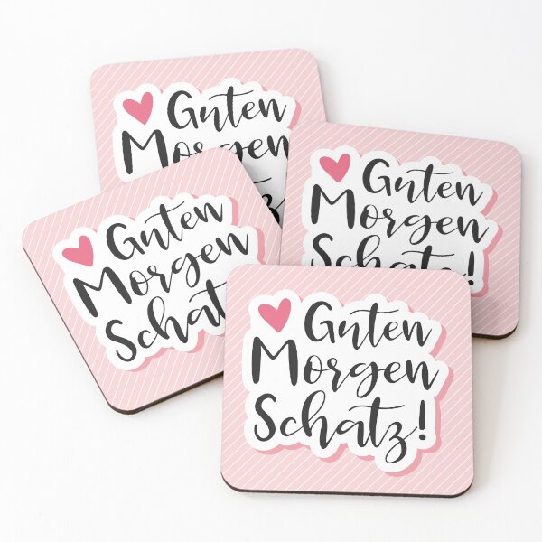 Item preview, Coasters Good morning sweetheart! designed and sold by cronerdesign.