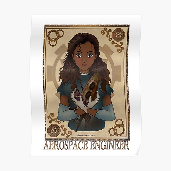 Aerospace Engineer (Steampunk art) Poster